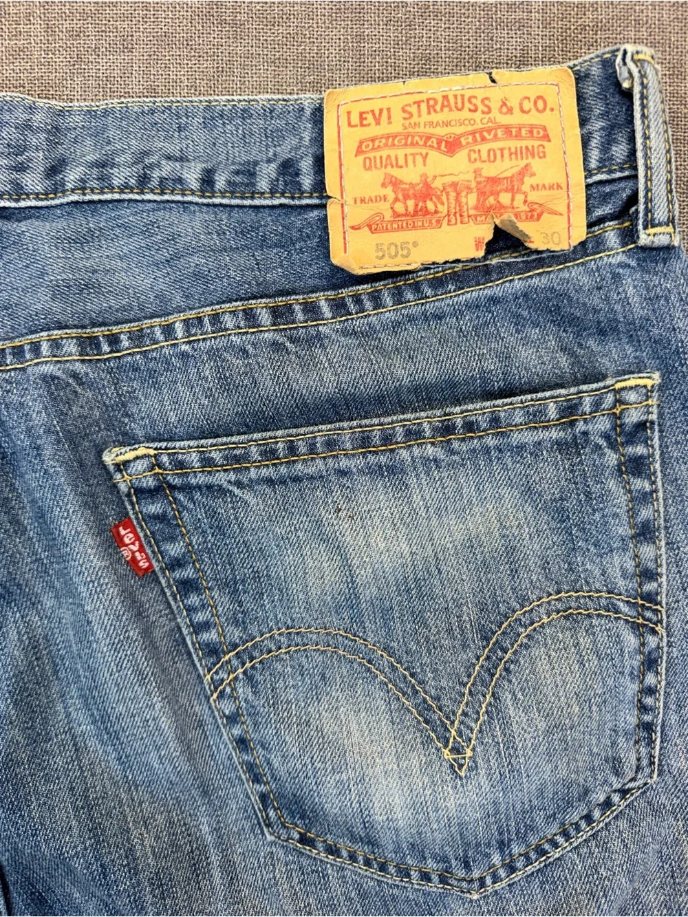 Levi's Men’s Light Blue Relaxed Straight Jeans 33X30